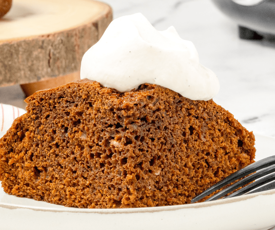 Air Fryer Gingerbread Cake