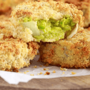 Air Fryer Guacamole Stuffed Onion Rings