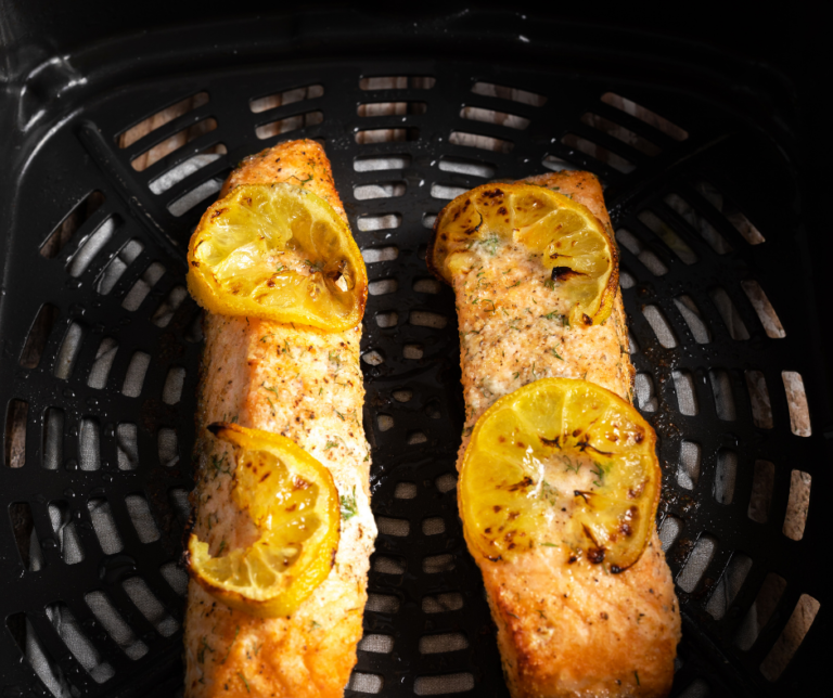 Air Fryer Honey Mustard Salmon Fork To Spoon