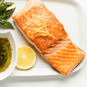 Air Fryer Honey Mustard Salmon