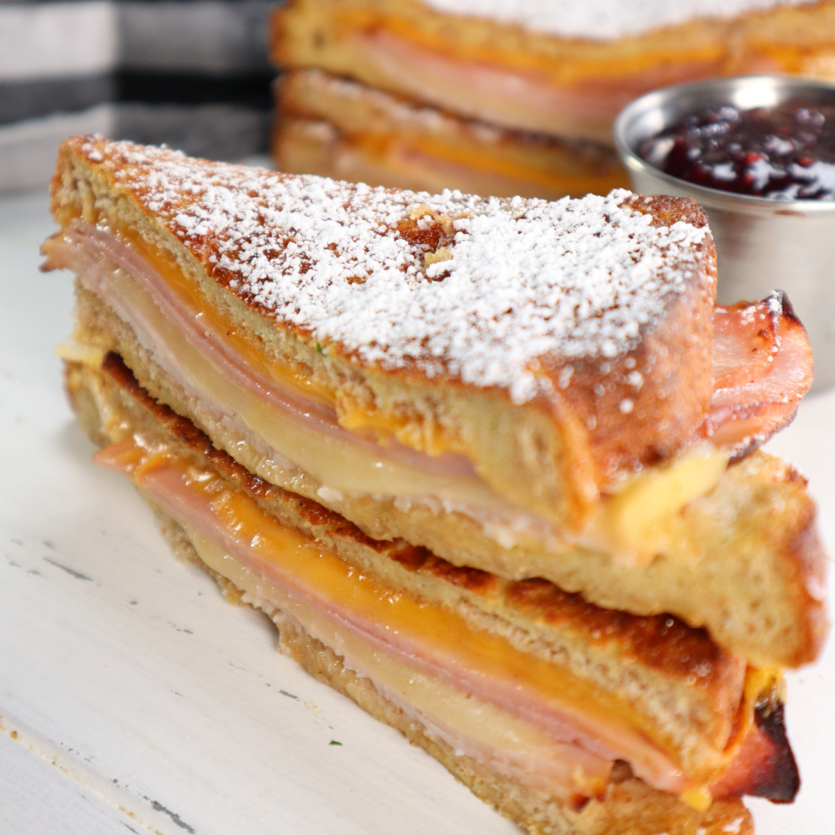 Air Fryer Monte Cristo Sandwich - Fork To Spoon