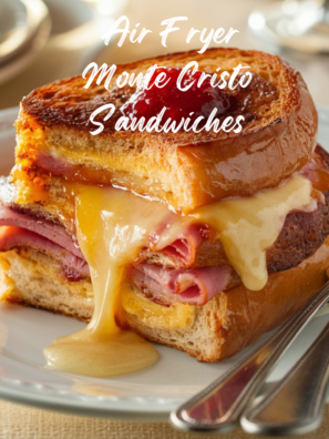 Air Fryer Monte Cristo Sandwich