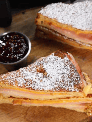 Air Fryer Monte Cristo Sandwich — Calling all sandwich lovers, today we will surprise you with my easy Monte Cristo Sandwich Recipe; it's amazing!