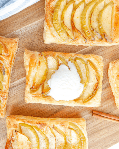 Air Fryer Puff Pastry Apple Tarts