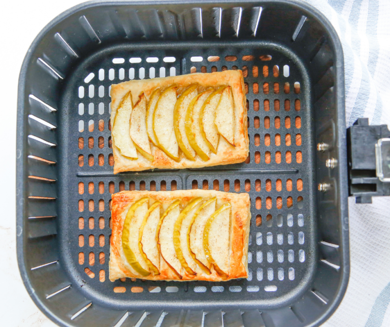 Air Fryer Puff Pastry Apple Tarts Fork To Spoon