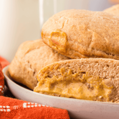Air Fryer Pumpkin Donuts With Pumpkin Custard