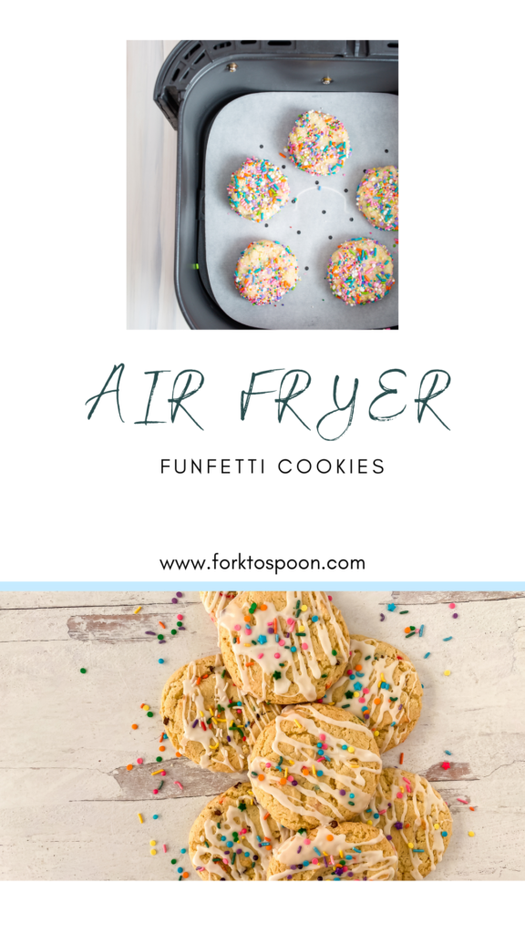 Air Fryer Funfetti Cookies