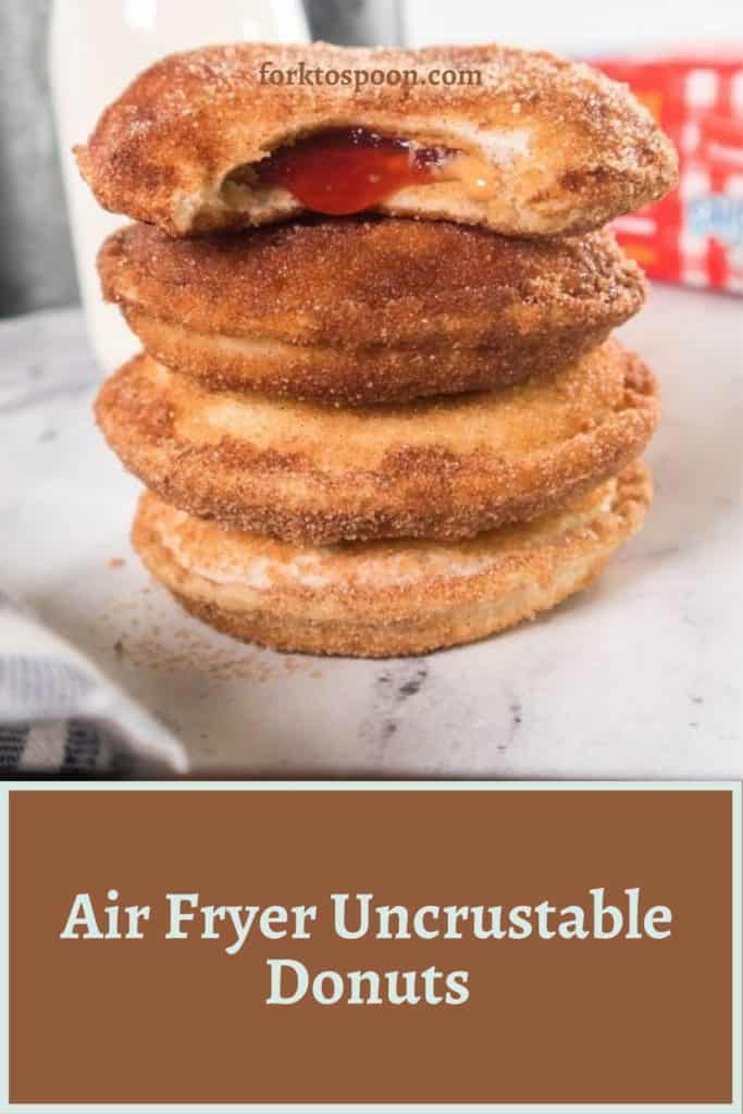 Air Fryer Uncrustable Donuts