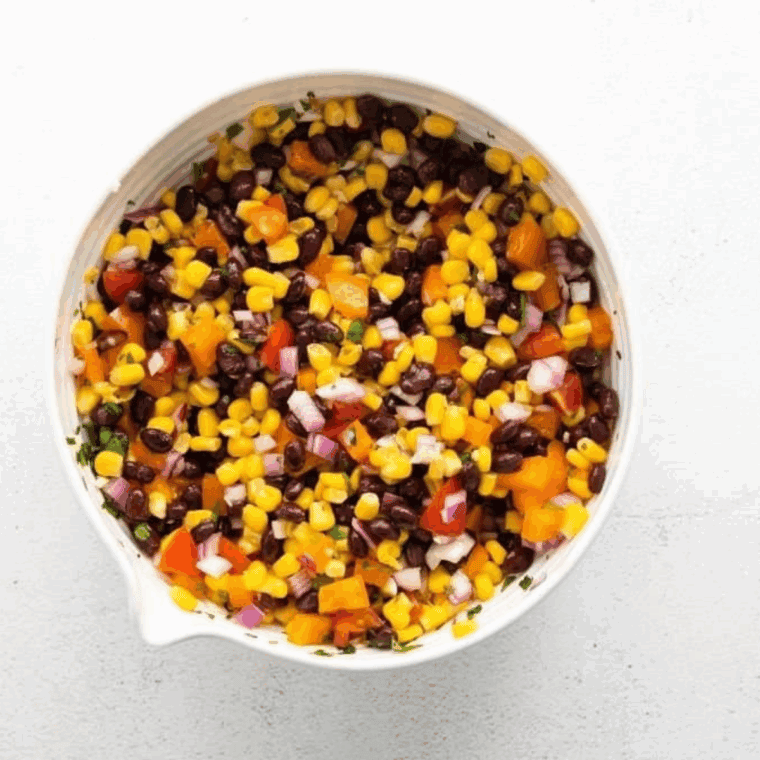 Mix all of the ingredients well, until combined.