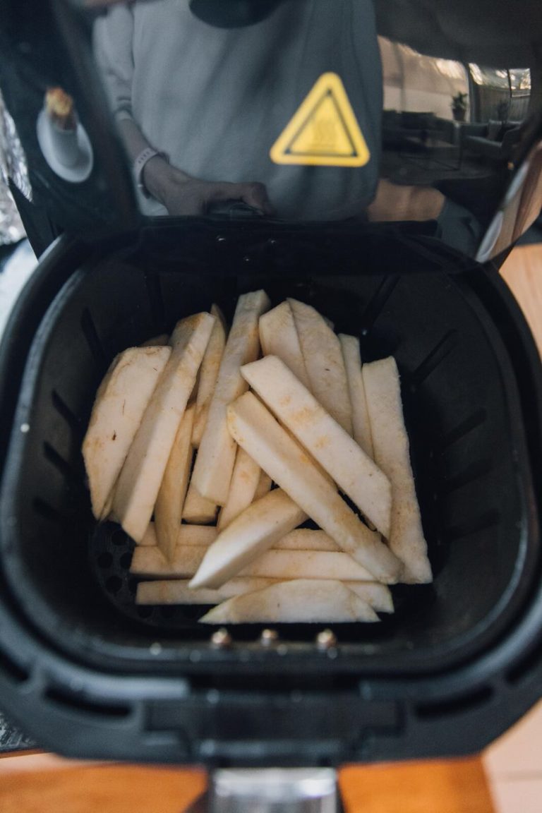 Air Fryer Celery Root Fries Fork To Spoon