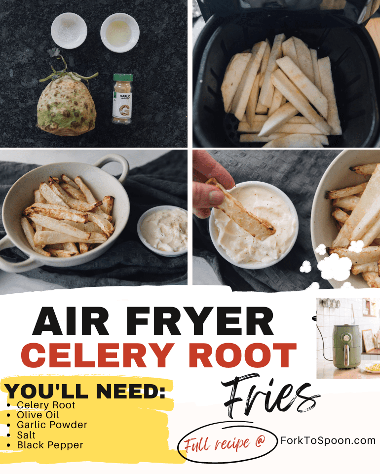 Air Fryer Celery Root Fries