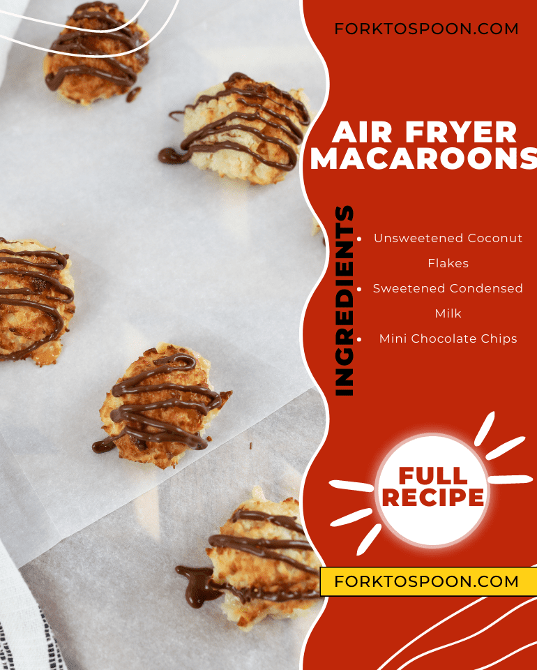 Air Fryer Macaroons