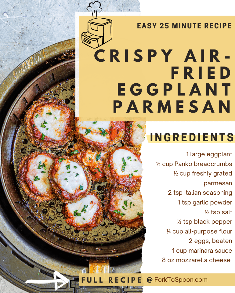 Air Fryer Eggplant Parmesan