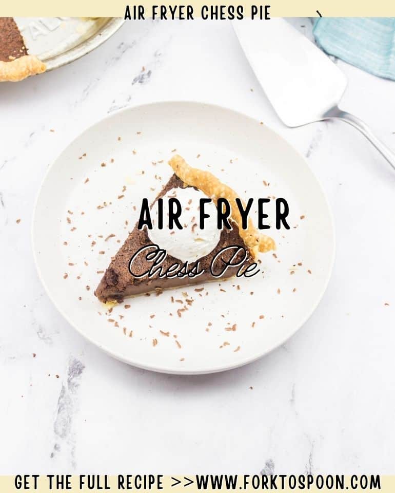 Air Fryer Chess Pie