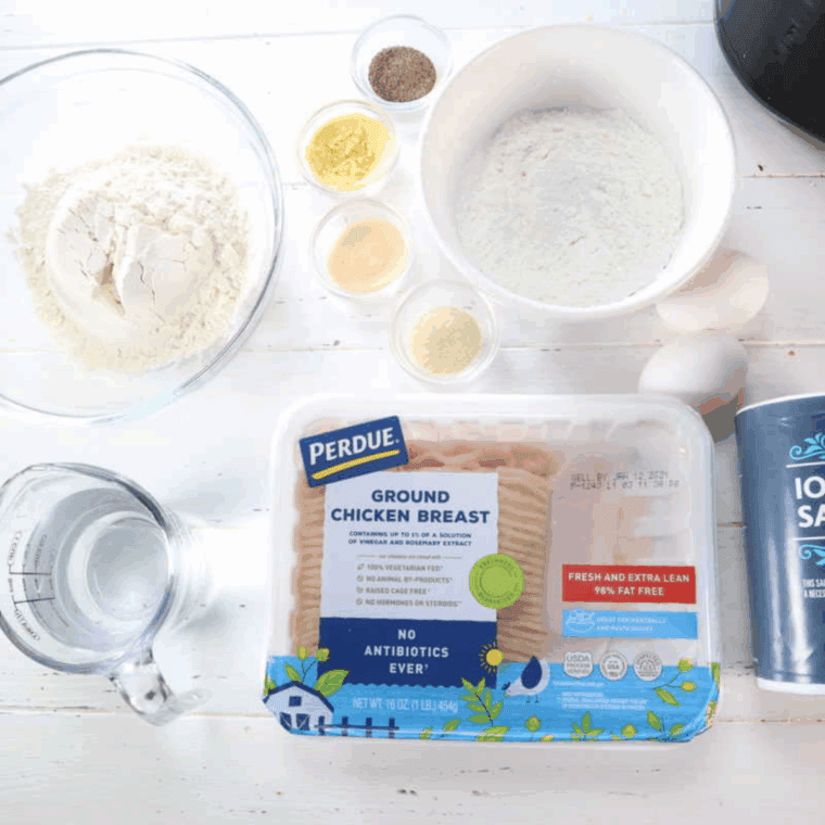 Ingredients needed for Copycat McDonald's Hot Mustard Recipe on kitchen table.