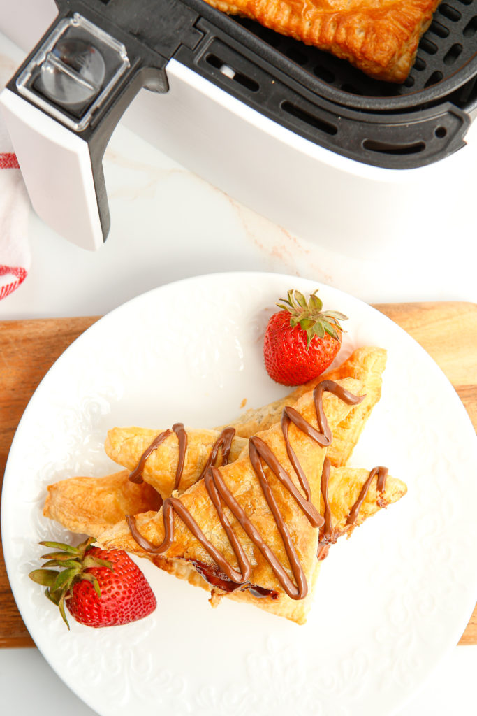 Air Fryer Strawberry Nutella Turnovers