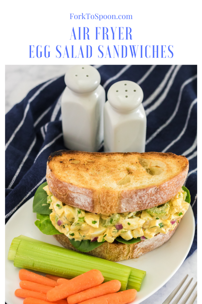 Air Fryer Egg Salad Sandwiches