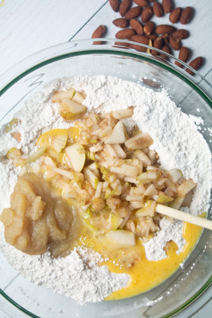 Air Fryer Pear Bread