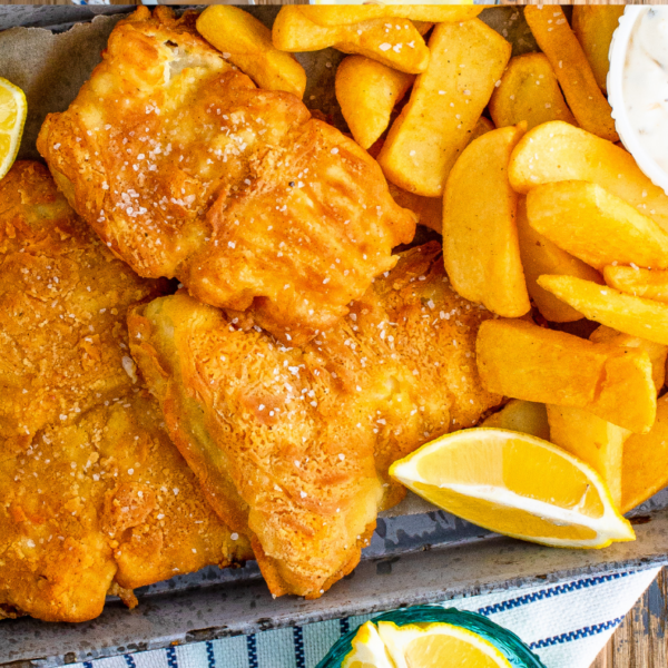 Air Fryer Beer Battered Fish Fork To Spoon