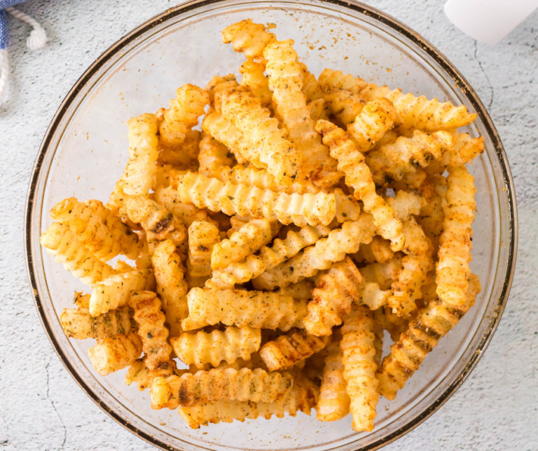 Frozen Crinkle Fries In Air Fryer - Fork To Spoon