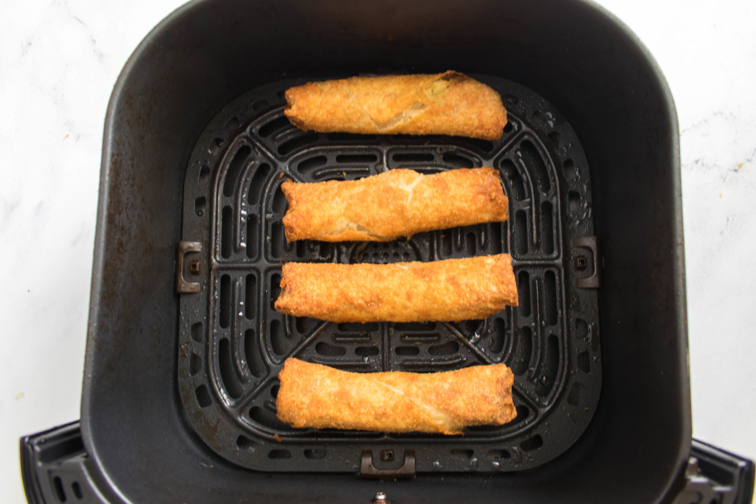 Frozen Egg Rolls In The Air Fryer Fork To Spoon