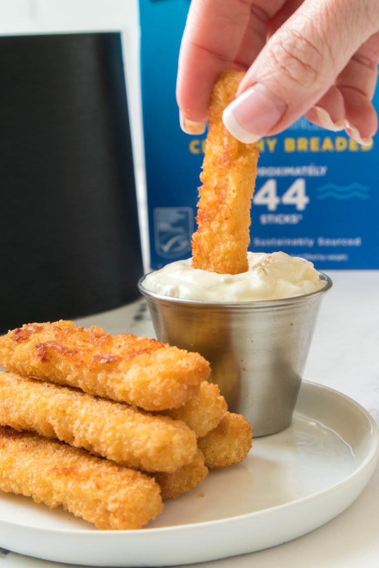 Air Fryer Frozen Fish Sticks Fork To Spoon