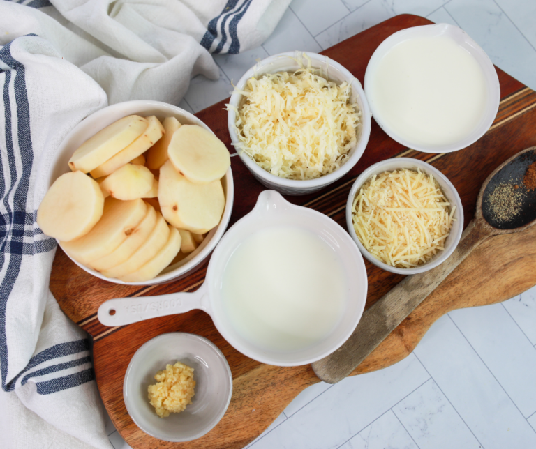 Air Fryer Potatoes au Gratin Fork To Spoon