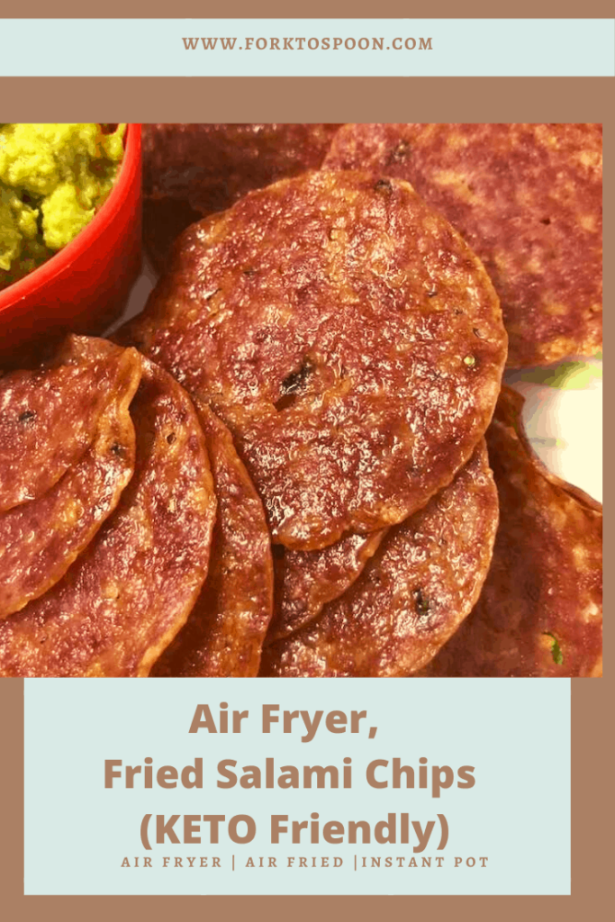 Air Fryer Salami Chips