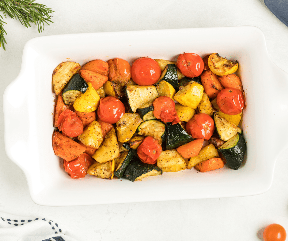 Ingredients Needed For Air Fryer Roasted Vegetables