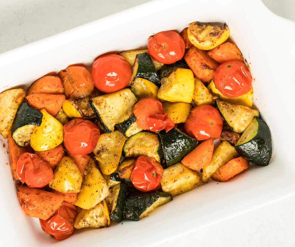 Air Fryer Roasted Vegetables Fork To Spoon