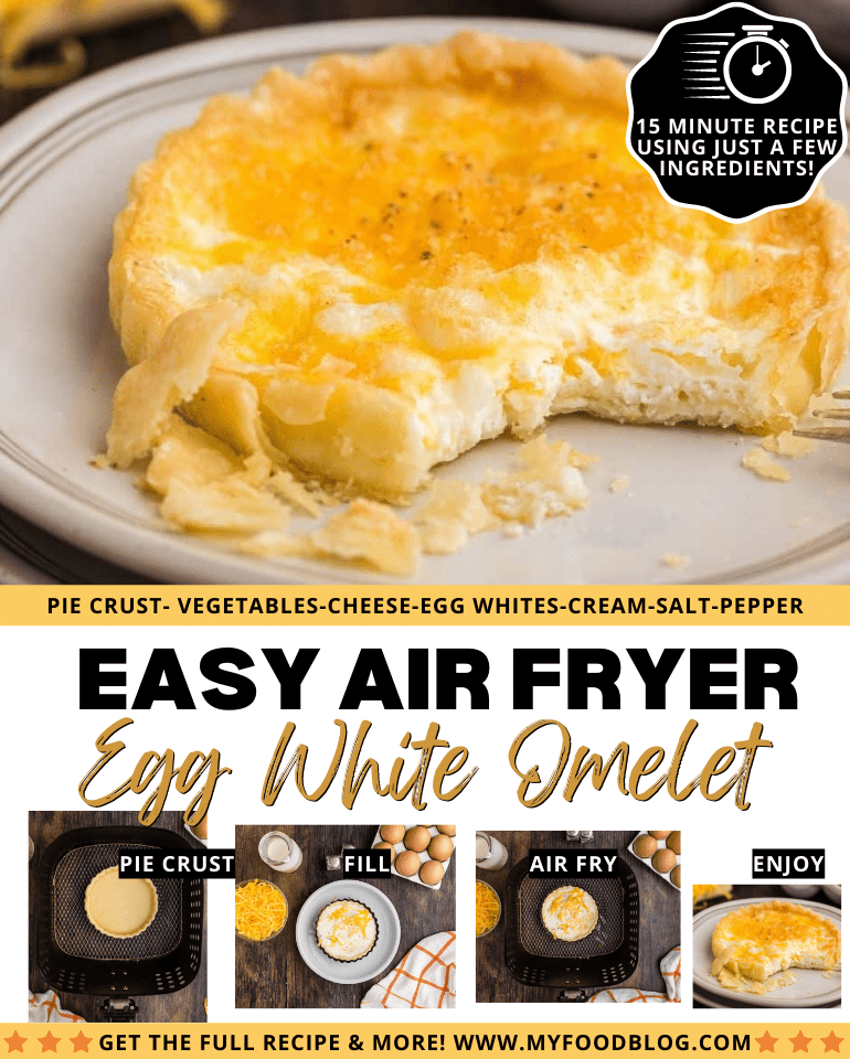 Air Fryer Egg White Quiche