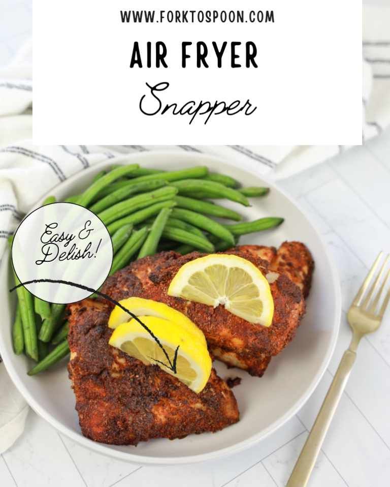 Air Fryer Snapper - Fork To Spoon