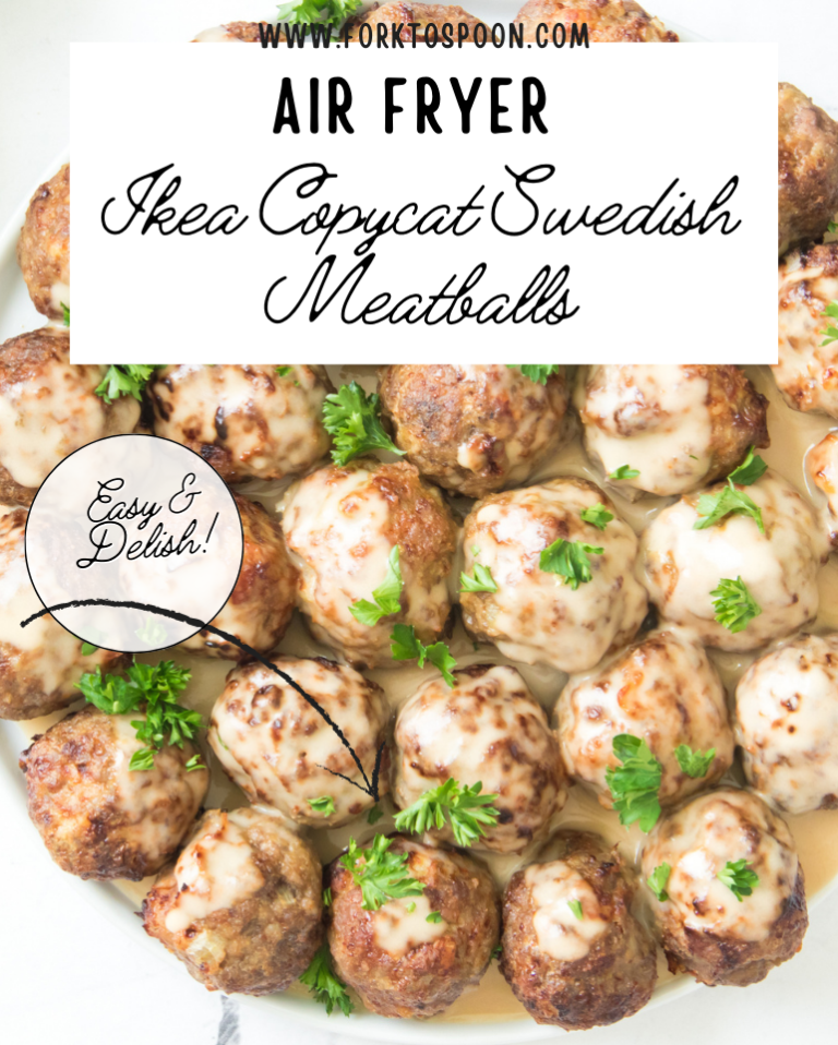 Air Fryer Ikea Swedish Meatballs Fork To Spoon