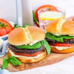 Air Fryer Portobello Mushroom Burgers