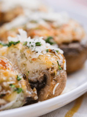 air fryer crab stuffed mushrooms