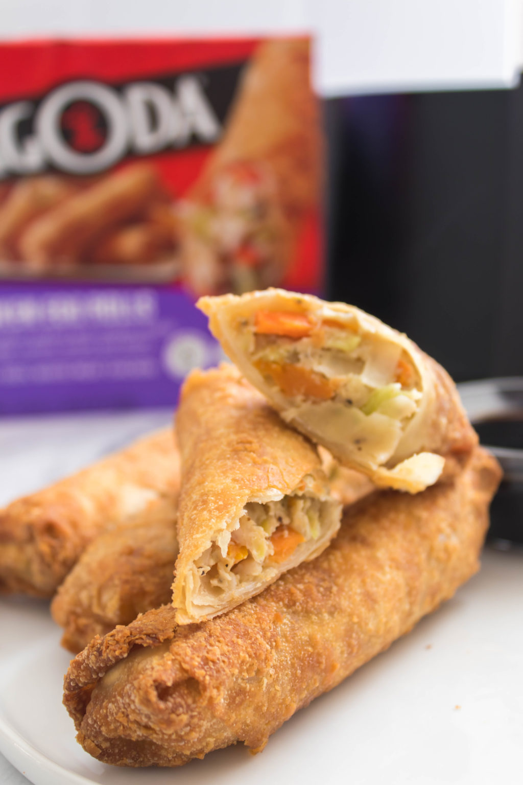 Frozen Egg Rolls In The Air Fryer Fork To Spoon