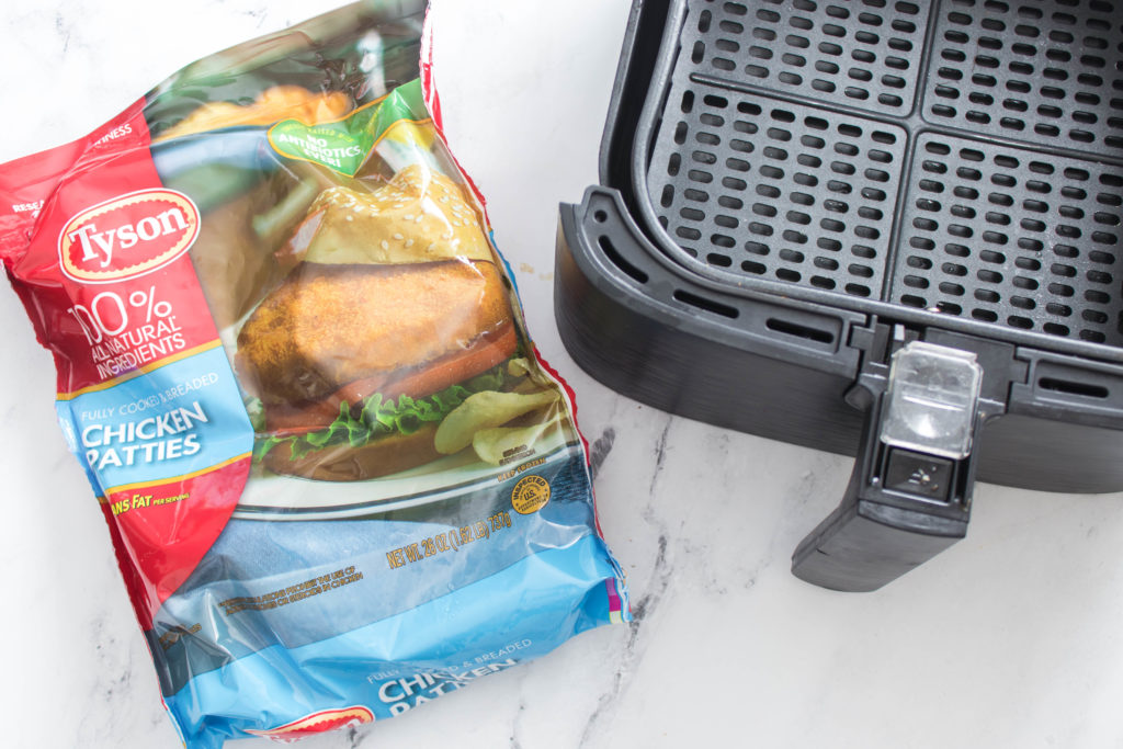 air fryer and tyson chicken patties