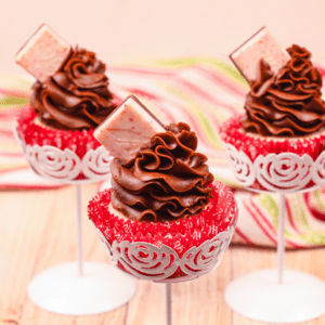 Air Fryer Andes Mint Cupcakes