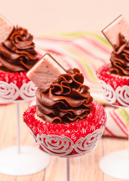 Air Fryer Andes Mint Cupcakes