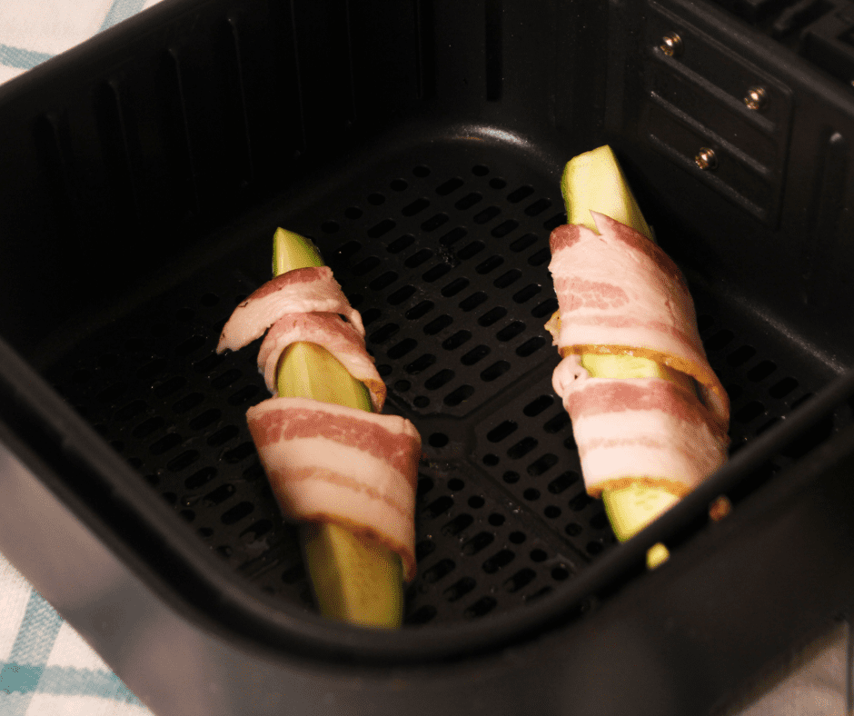 ow To Cook Air Fryer Bacon Wrapped Zucchini