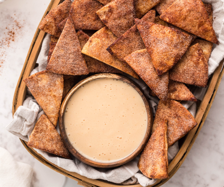 Air Fryer Churro Chips Fork To Spoon