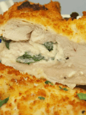 Air Fryer Feta and Spinach Stuffed Chicken Breasts