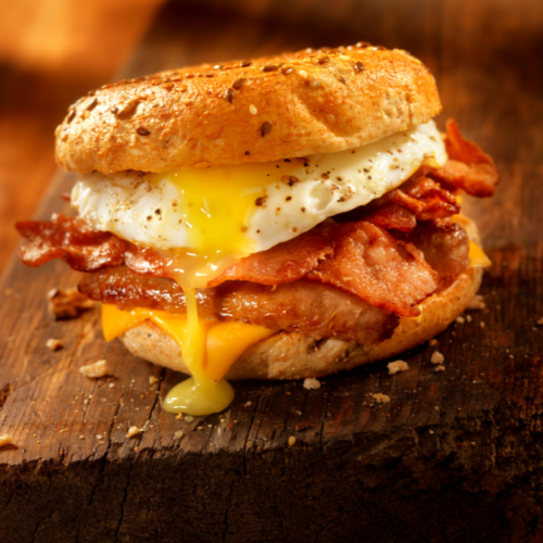 Air Fryer Breakfast Sandwich On the Go
