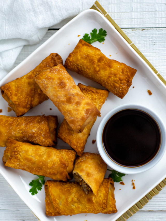 Air Fryer Lumpia Frozen Fork To Spoon