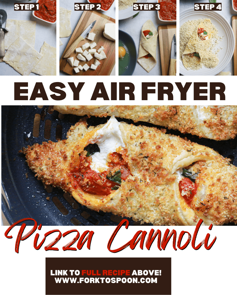 Air Fryer Pizza Cannoli