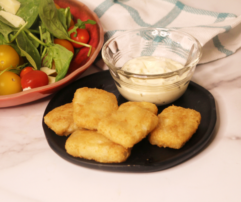 Air Fryer Trader Joe's Battered Fish Nuggets Fork To Spoon