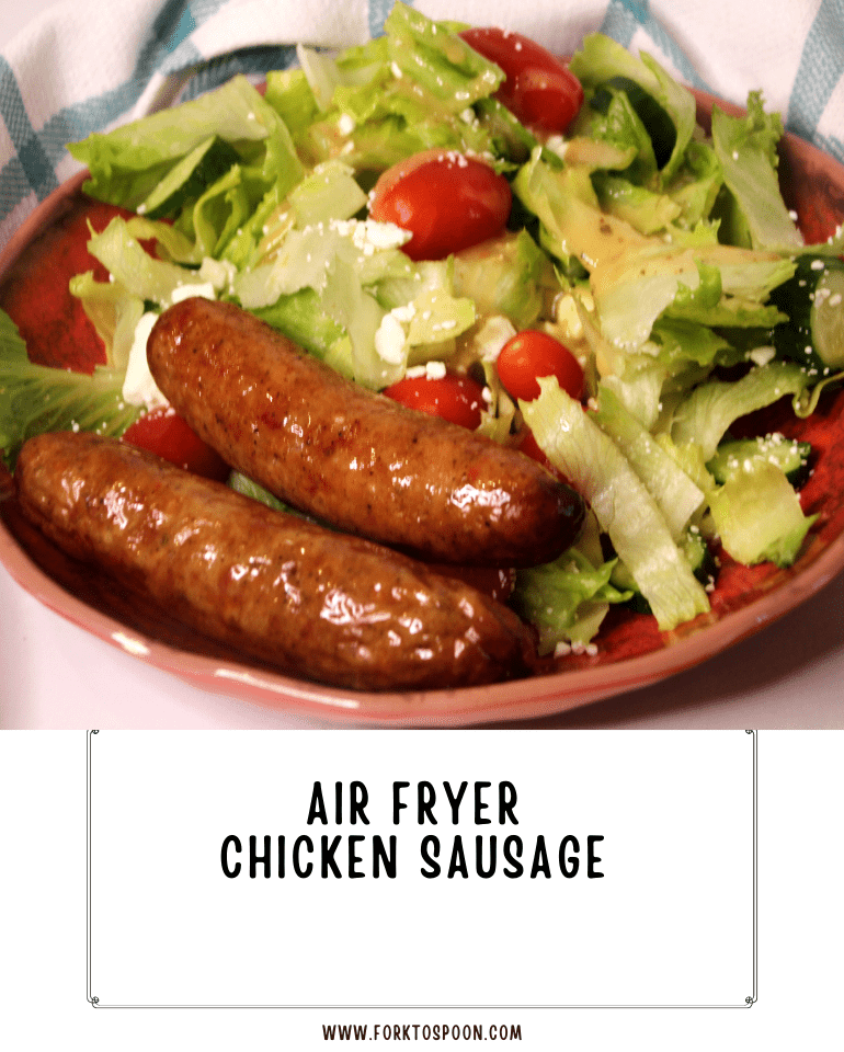 Air Fryer Chicken Sausage