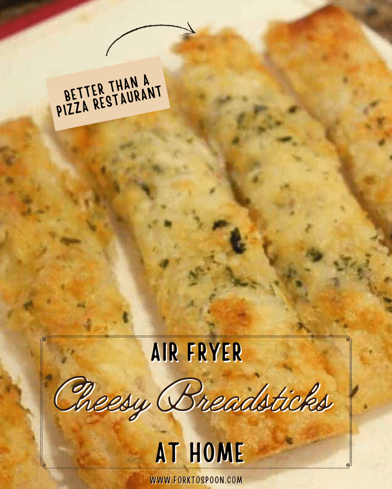 Air Fryer Cheesy Bread Sticks
