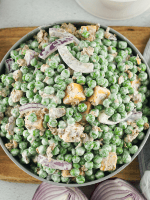 Old Fashioned Pea Salad With Egg