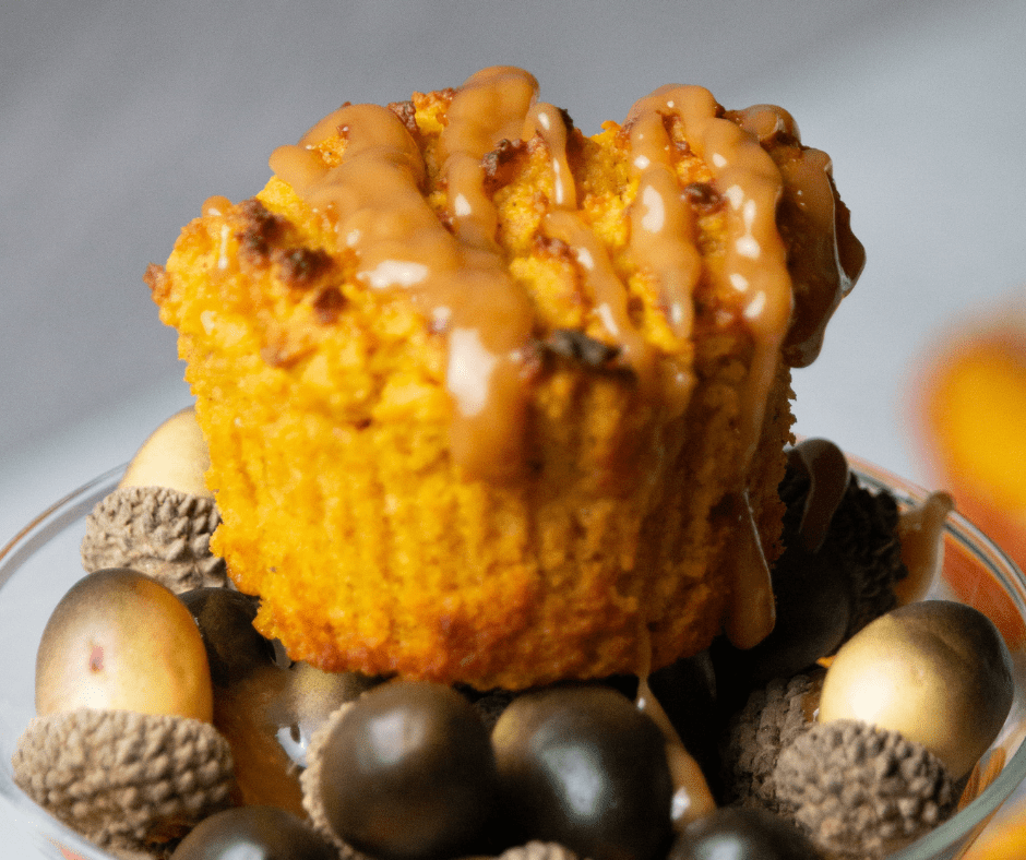 air fryer keto pumpkin pie muffins